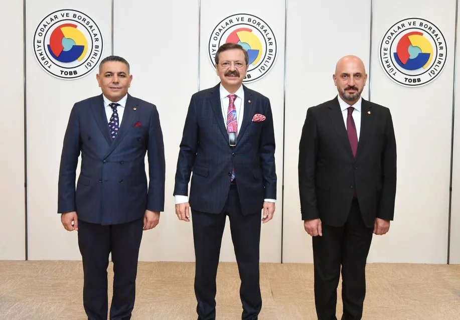 Malatya TSO heyeti TOBB Başkanı Hisarcıklıoğlu’nu Ziyaret Etti