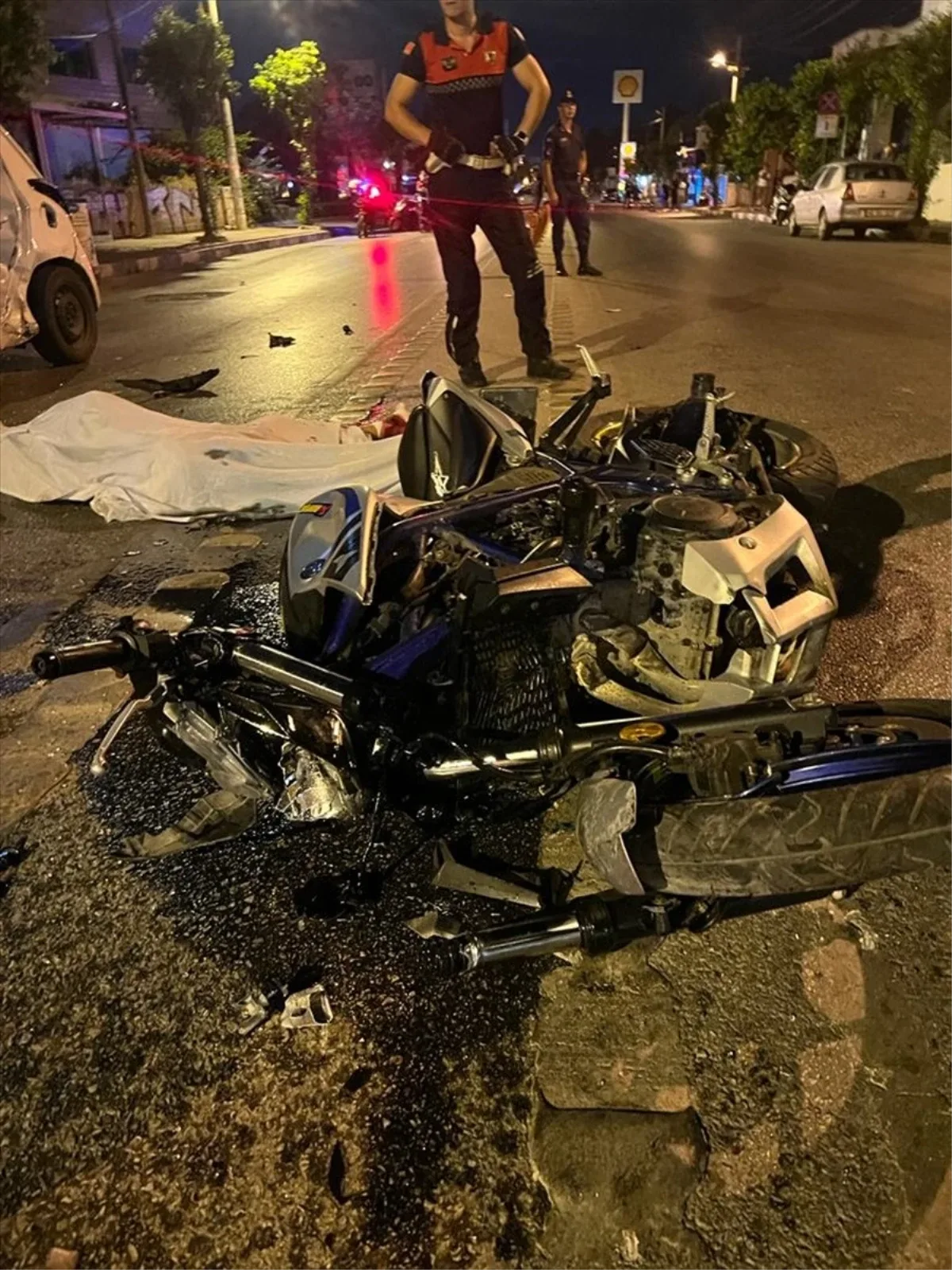 Motosiklet  Kazasın'da Bir Kişi Hayatını Kaybetti