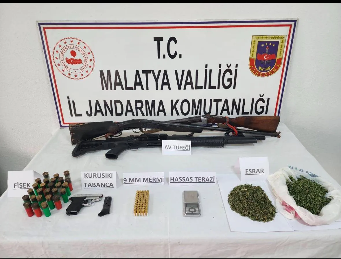 Kale İlçesinde Uyuşturucu ve Kaçak Silah Operasyonu