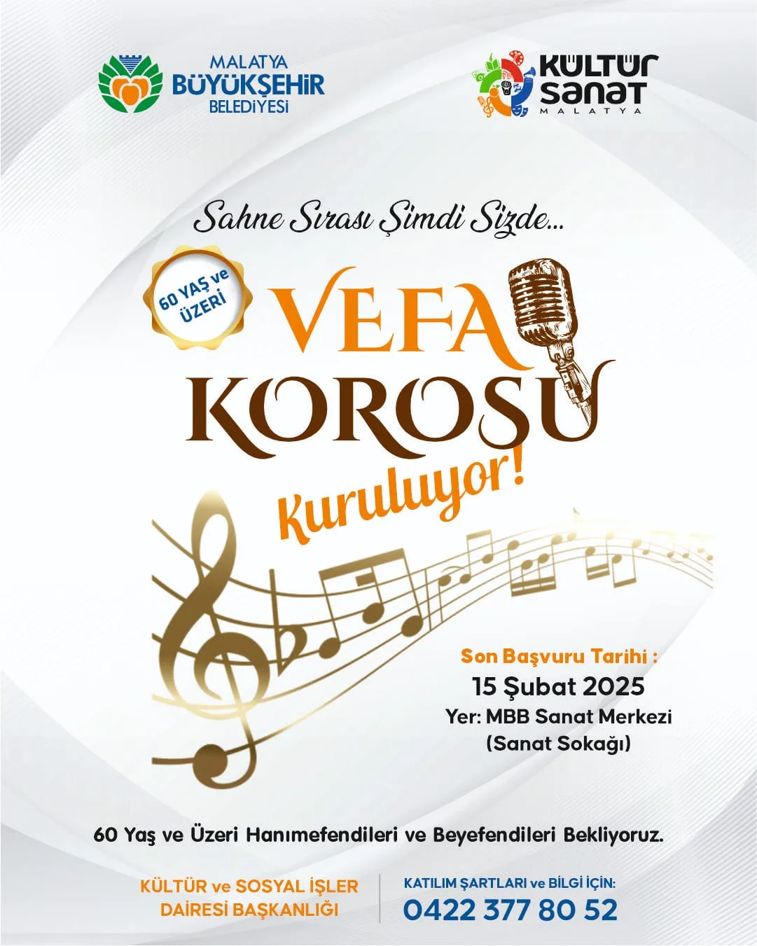 BÜYÜKŞEHİR VEFA KOROSU KURUYOR