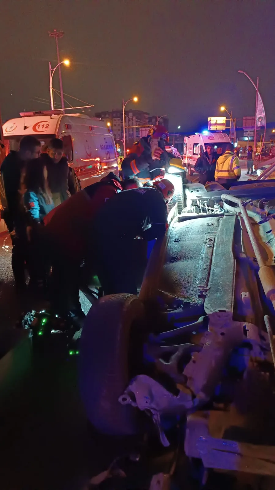 Malatya Elazığ Karayolu İstasyon Kavşağın'da Trafik Kazası