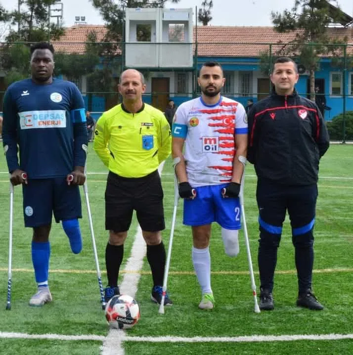 AMPUTE 1.LİG FUTBOL KARŞILAŞMALARIN  DA MALATYALI HAKEMLERİ GÖREV..