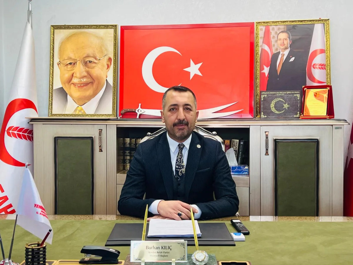 Yeniden Refah Partisi Malatya İl Başkanı Burhan Kılıç’tan Ramazan Bayramı Mesajı