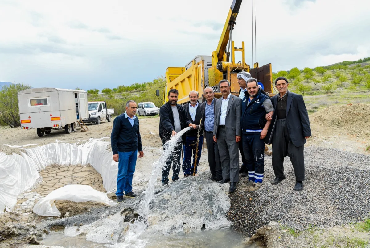 TOPRAĞIN ALTINDAN GELEN MÜJDE: MEYDANCIK'A TEMİZ İÇME SUYU