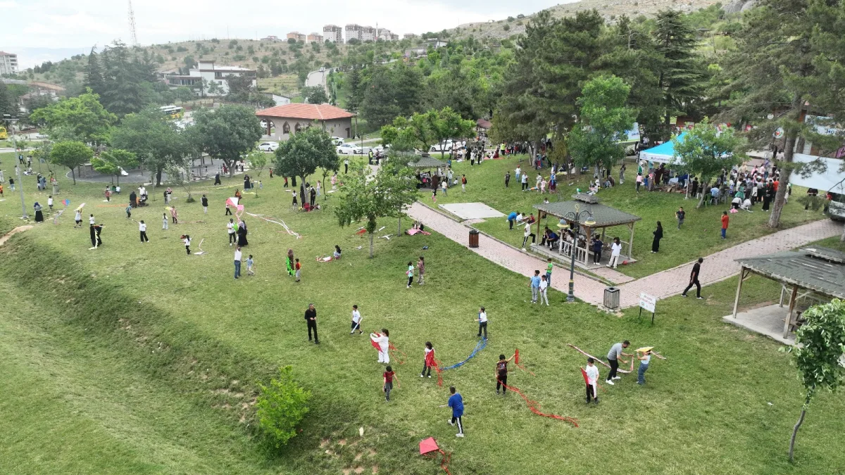 RENGARENK UÇURTMALAR BEYDAĞI’NDA  GÖKYÜZÜYLE BULUŞTU