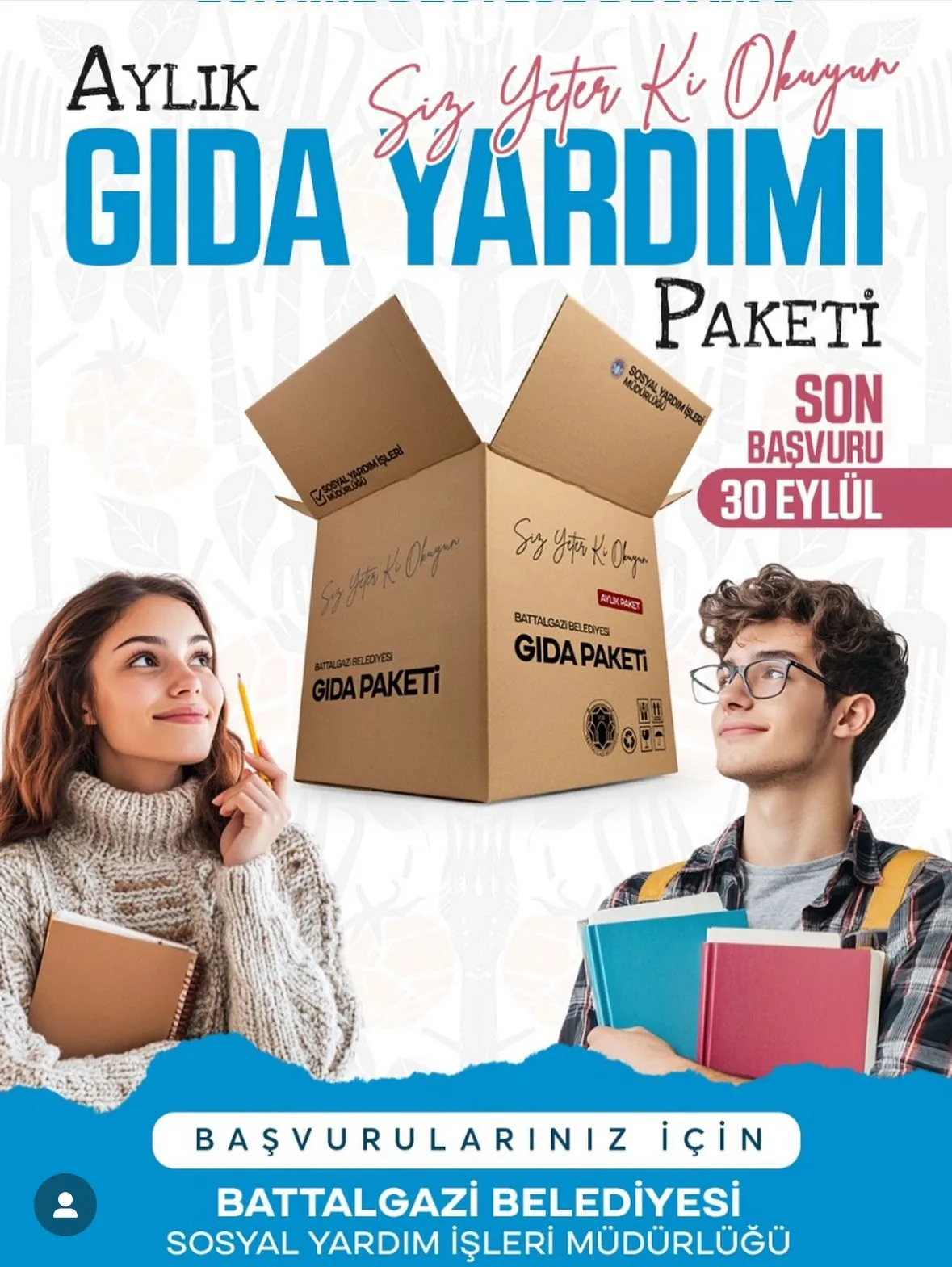 BATTALGAZİ BELEDİYESİ’NDEN EĞİTİME VE SOSYAL YAŞAMA TAM DESTEK