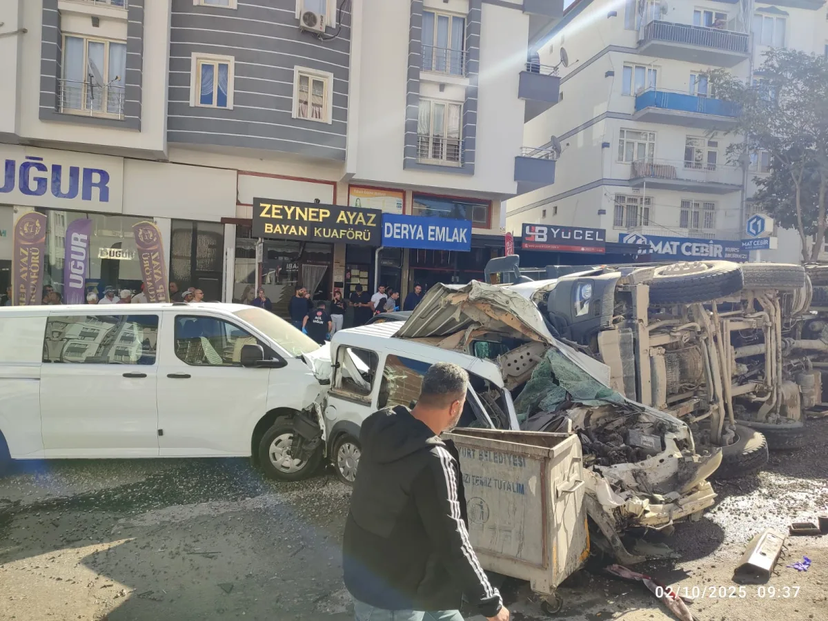 Battalgazi ilçesi Paşaköşkü Mahalesi’nde Zincirleme Trafik Kazası