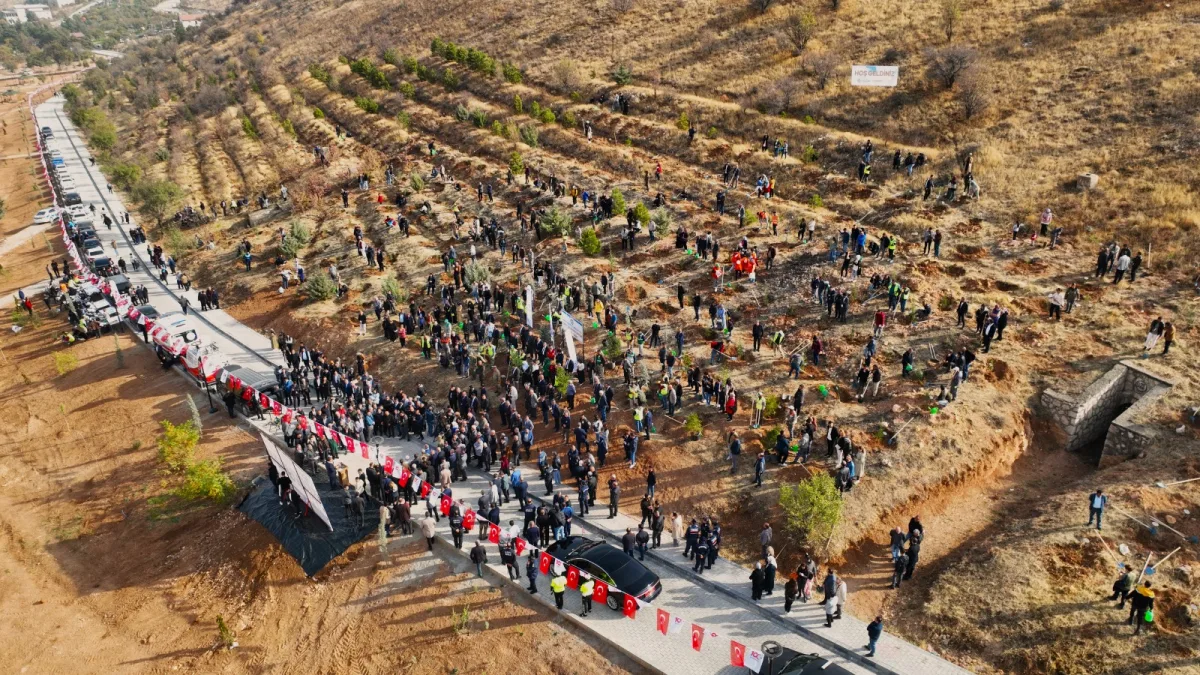 DEPREM ŞEHİTLERİ HATIRA ORMANI YENİLENİYOR