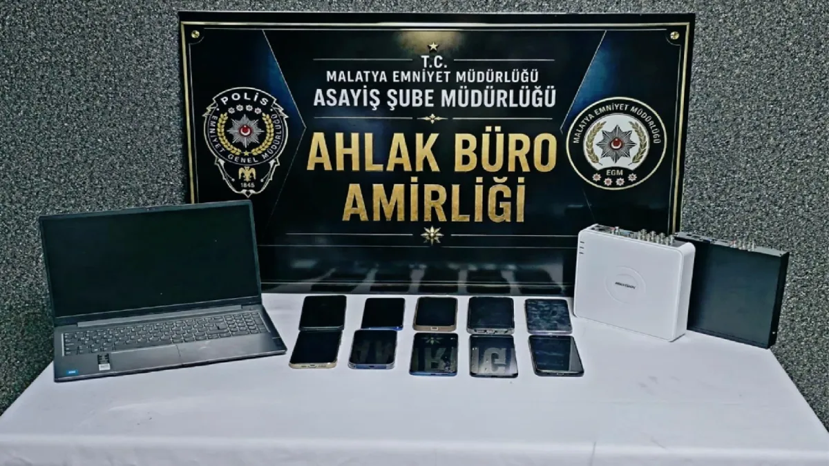 Malatya’da Fuhuş Operasyonu: 4 Şüpheli Gözaltında, 8 Masaj Salonu Mühürlendi.