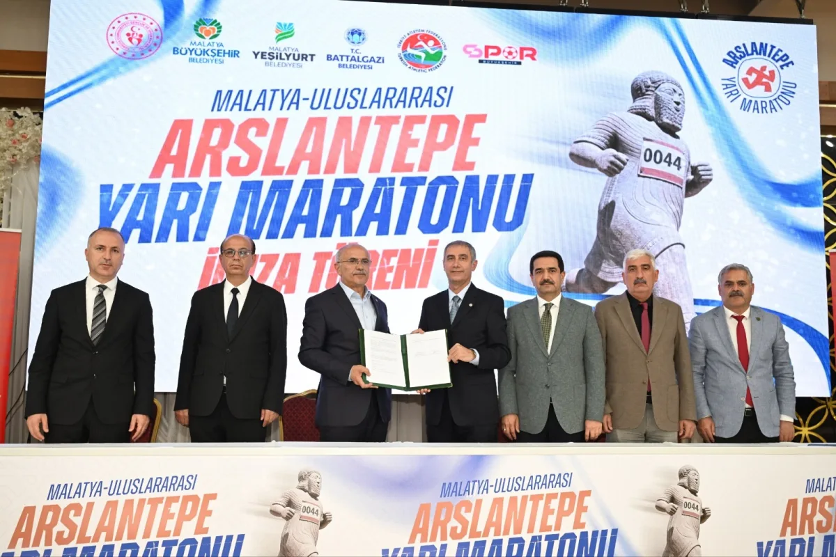 Tarihin Kalbinde Koşulaçak Arslantepe Yarı Maratonu'nun Protokolü İmzalandı.