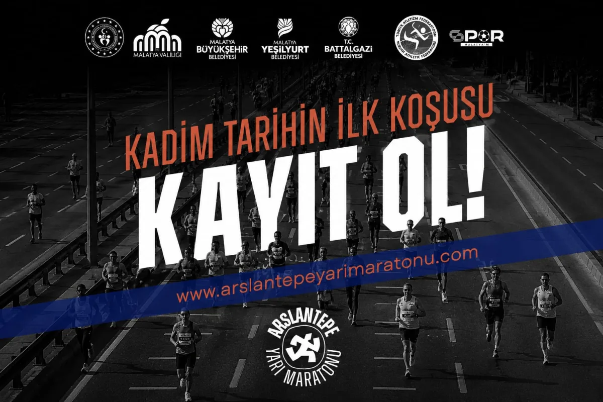 Koşuya Hazır mısınız Uluslararası Malatya Aslantepe Yarı Maratonu İçin Yarış Açık.