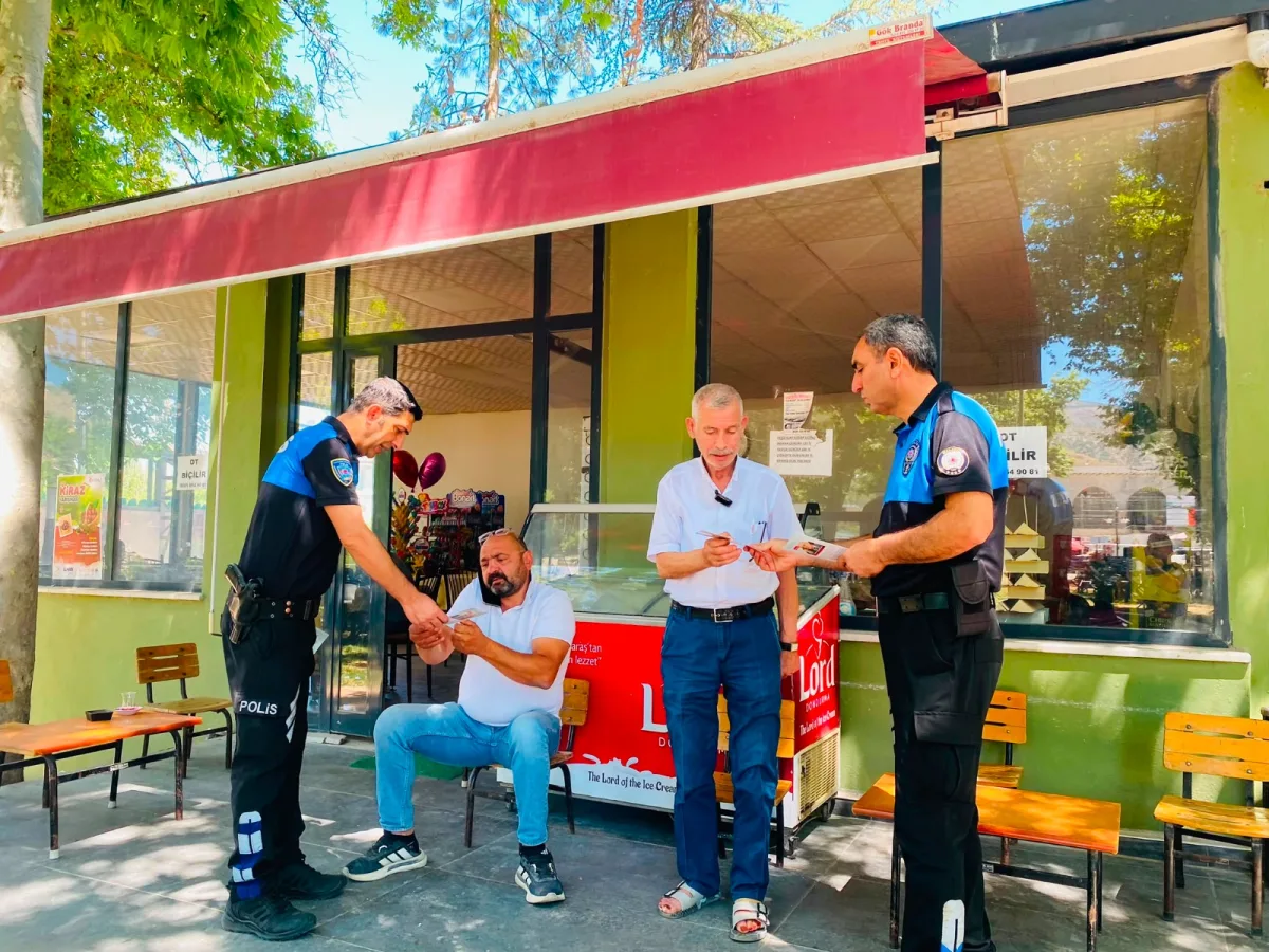 Toplum Destekli Polislikten Öğrencilere ve Vatandaşlara Güvenlik Bilgilendirmesi.