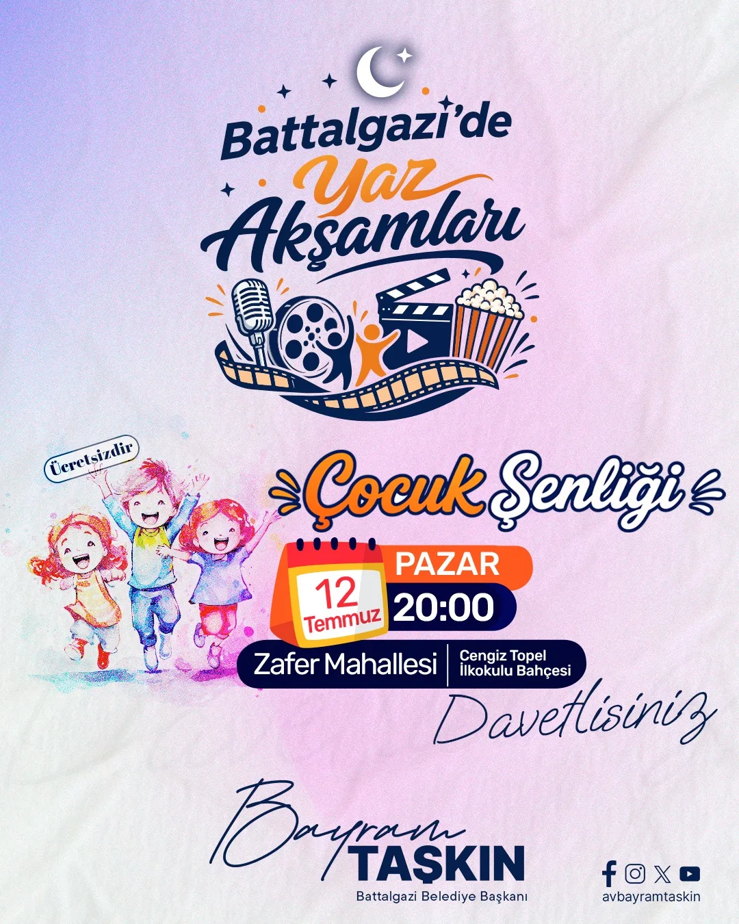 Battalgazi'de Çocuklardan Yetişkinlere Yaz Etkinlikleri Sürüyor.