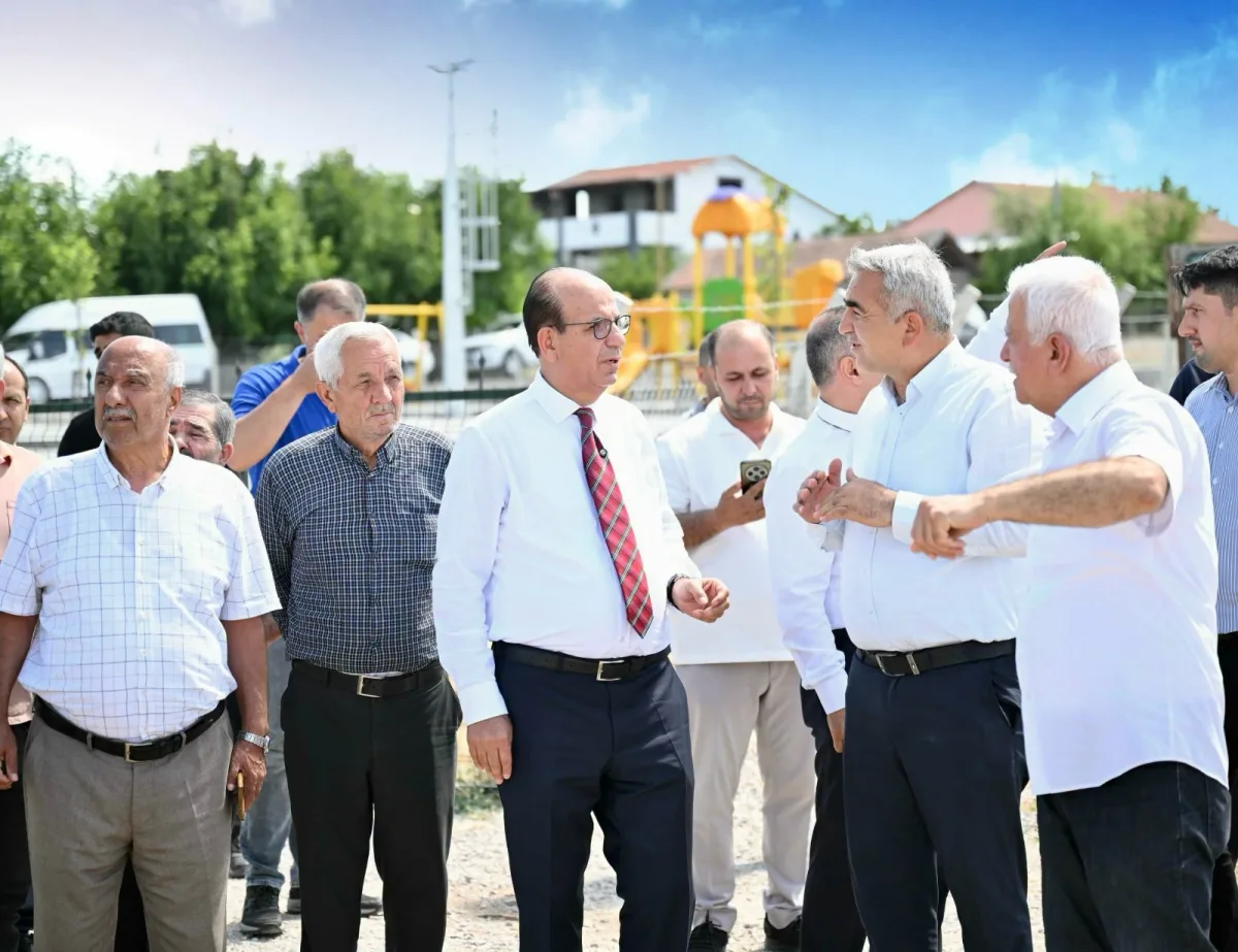 Kuyulu Mahallesi'ndeki Çalışmaları Başkan Geçit Yerinde Denetledi.