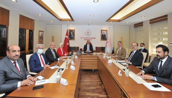 AK Parti heyetinden Kültür ve Turizm Bakanı Mehmet Nuri Ersoy’a ziyaret