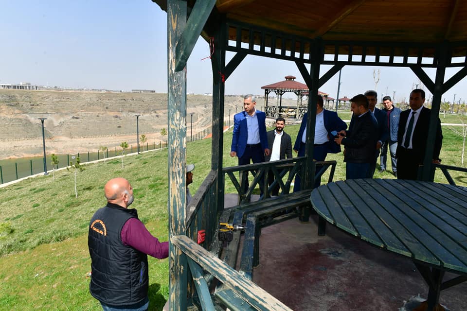 Başkan Çınar, Beylerderesi Şehir Parkında ki Çalışmaları İnceledi