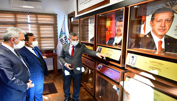 Başkan Çınar, (DAP) Bölge Kalkınma İdaresi Başkanı Prof.Dr. Demirdöğen’i Ağırladı
