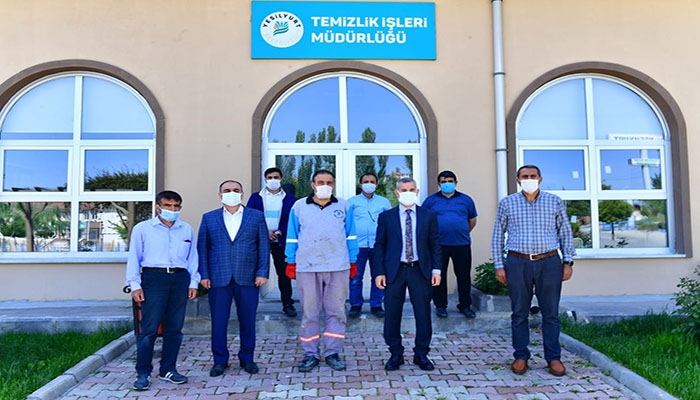 Başkan Çınar, Temizlik İşler Müdürlüğü Personeleriyle Biraraya Geldi