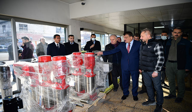 Başkan Gürkan Küçük Sanayi Sitesini Ziyaret Etti