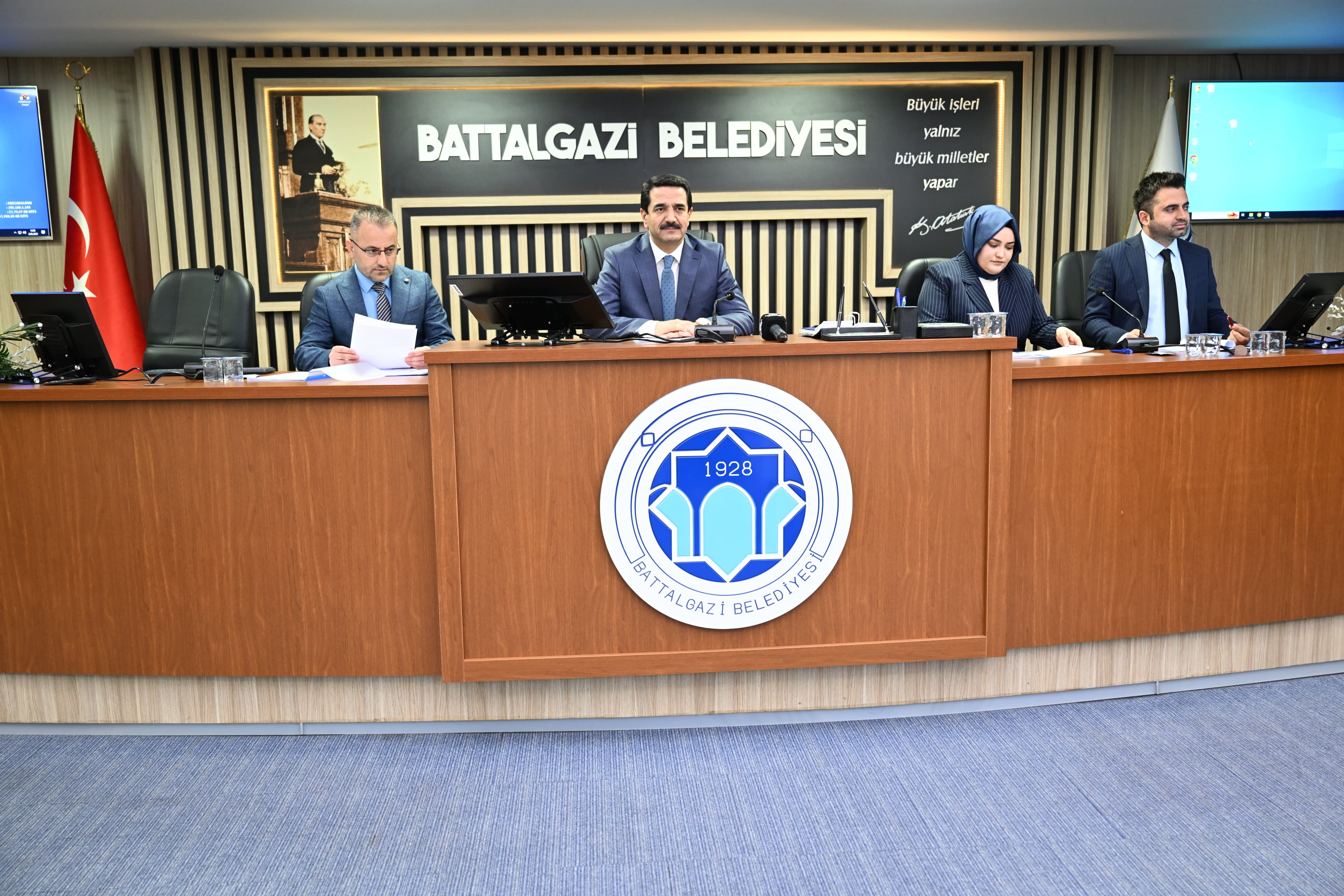 BATTALGAZİ BELEDİYE MECLİSİ MAYIS AYI TOPLANTISINI GERÇEKLEŞTİRDİ