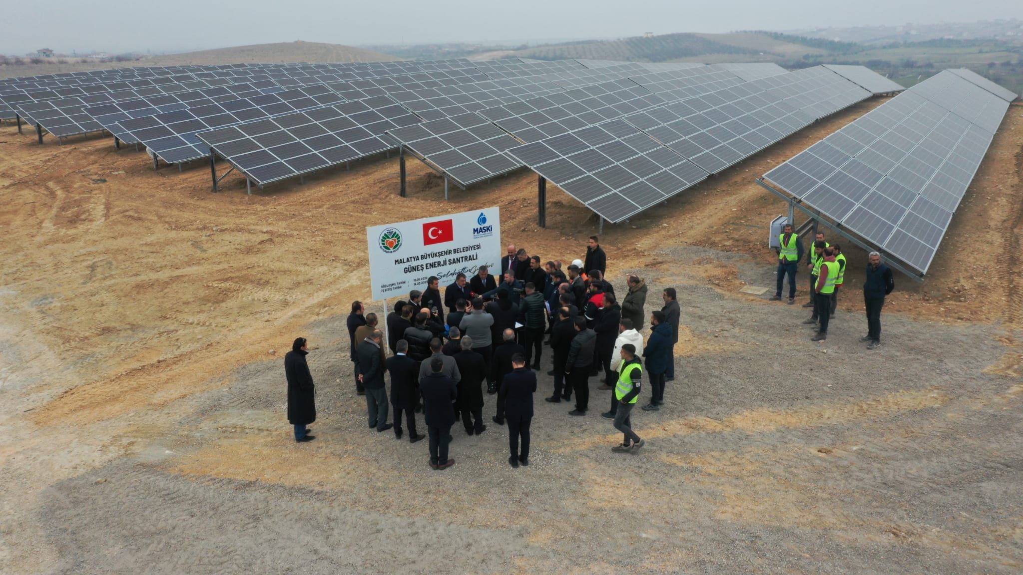 Birinci Etabı tamamlanan GES’te incelemelerde bulunan Başkan Gürkan,