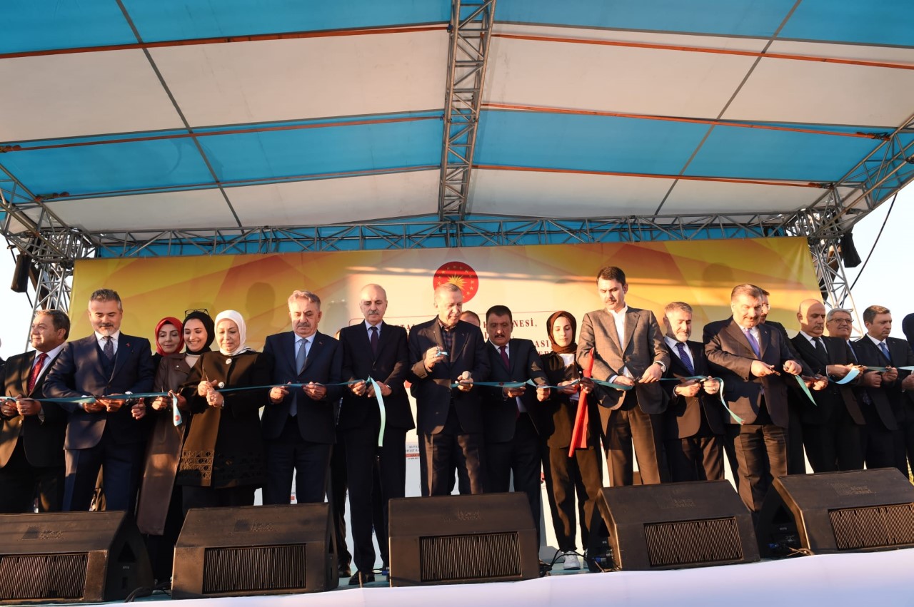 Cumhurbaşkanı Erdoğan,133 Projenin Toplu Açılış Törenini gerçekleştirdi.