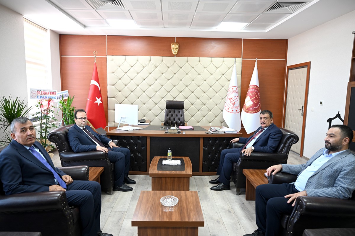 CUMHURİYET BAŞSAVCISI ÖMER METE’YE   BAŞKAN GÜRKAN’DAN HAYIRLI OLSUN ZİYARETİ