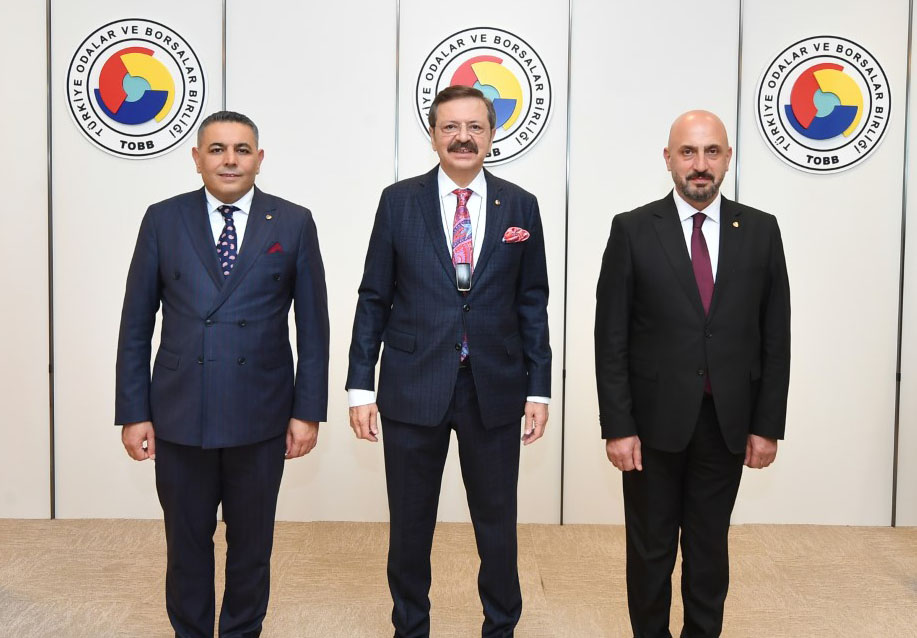 Malatya TSO heyeti TOBB Başkanı Hisarcıklıoğlu’nu Ziyaret Etti
