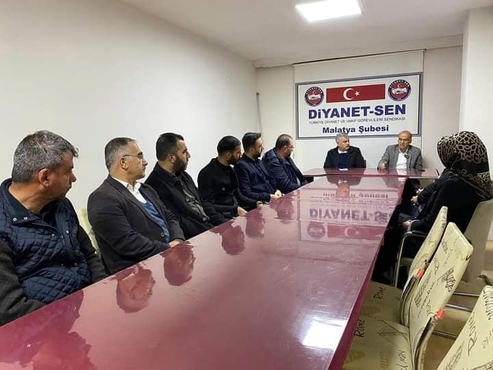 Murat Aslan, Diyanet - Sen Malatya Şubesini Ziyaret Etti