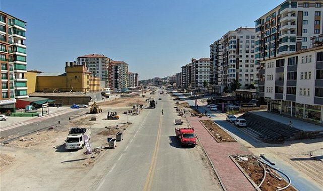 TECDE TRAFİĞİNİ RAHATLATACAK İSMET CADDESİNDE SONA GELİNDİ