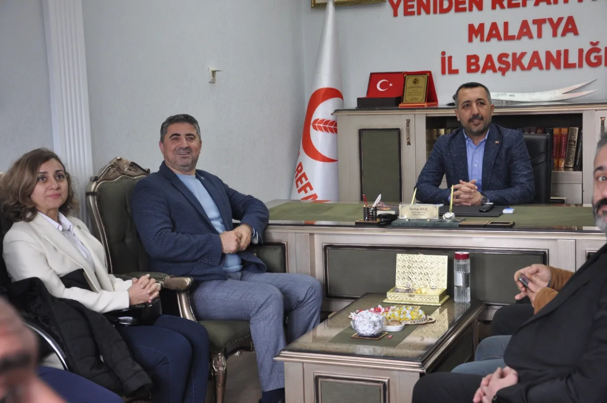 Yeniden Refah ve İyi Parti İl Başkanları Kılıç ve Yıldız ; Ortak Kaygımız Malatya