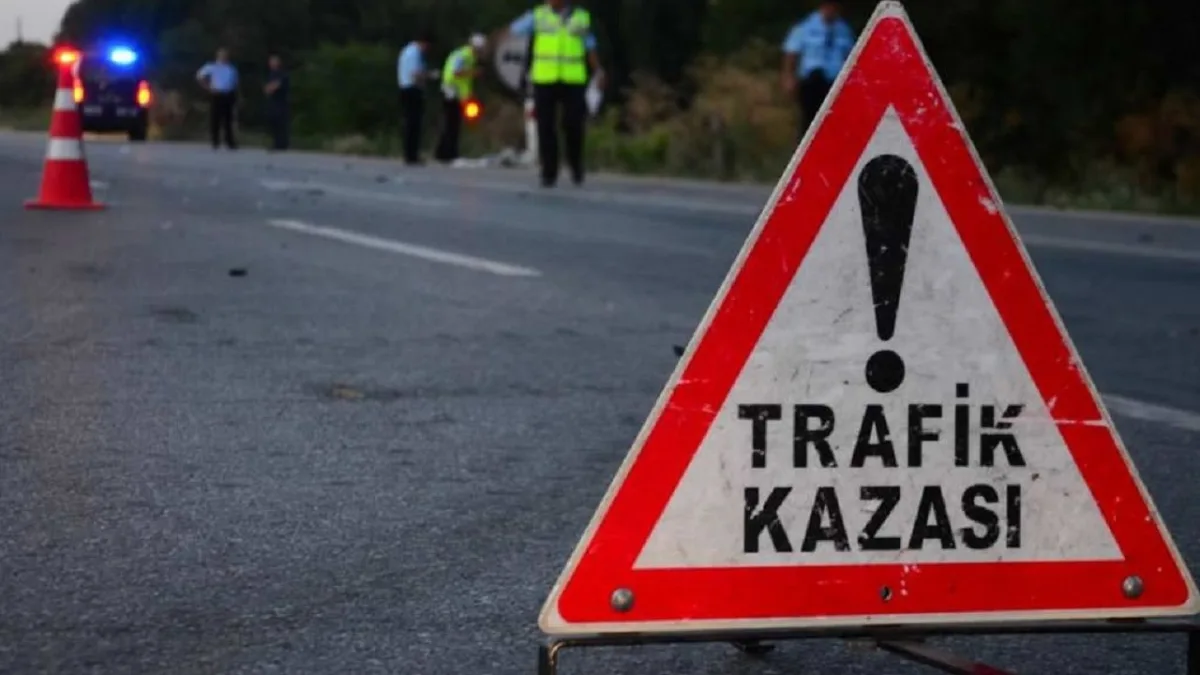 Yeşilyurt İlçesi  Tecde Mahallesin'de Trafik Kazası