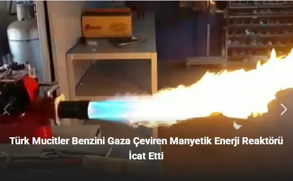Türk Mucitler Benzini Gaza Çeviren Manyetik Enerji Reaktörü İcat Etti