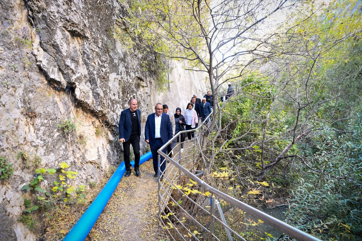 DARENDE’NİN İÇME SUYUNA HAYAT VEREN PROJE: “TOHMA KANYONU’NDAN CAZİBEYLE SU”