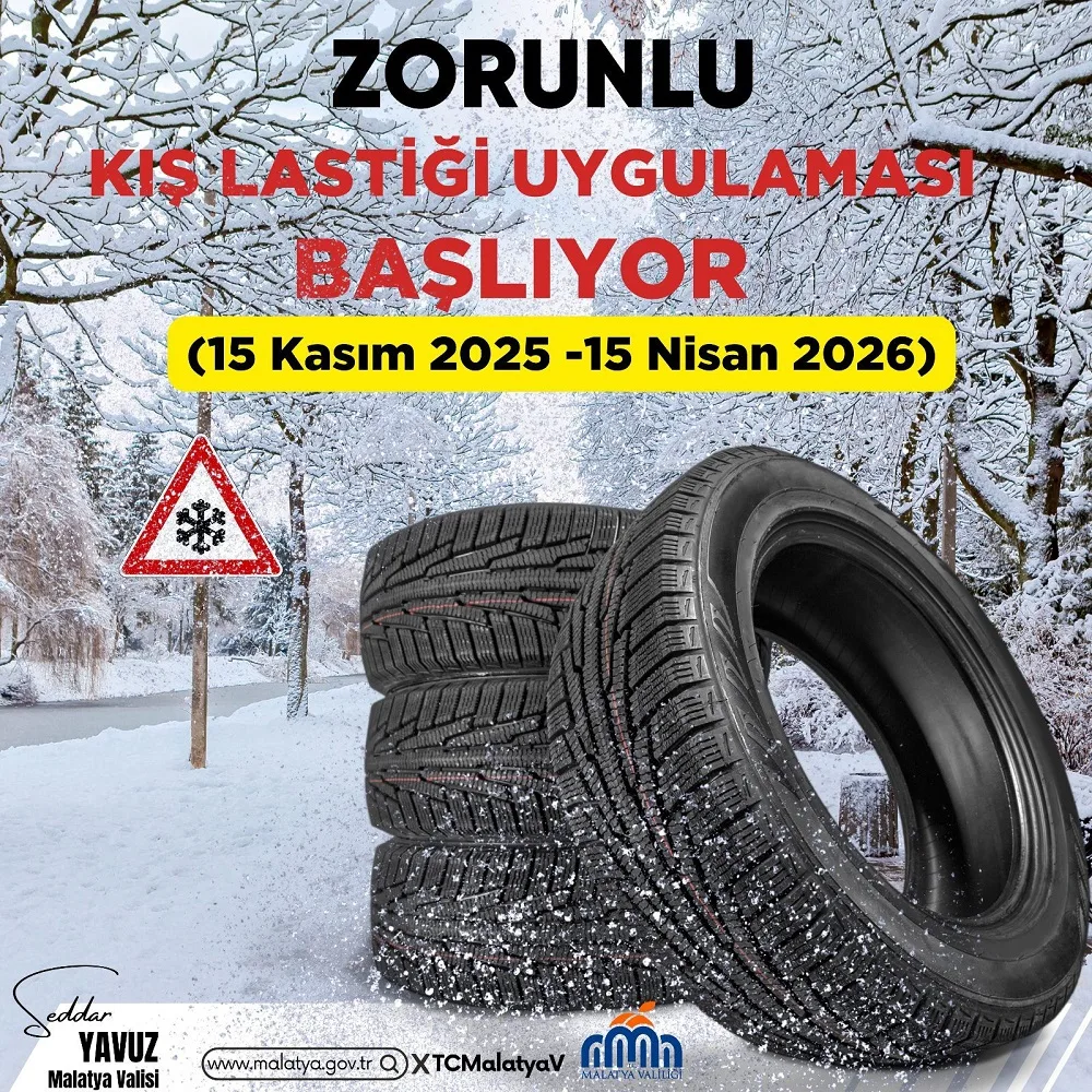 Kış Lastiği Kullanımı Hakkında Valikte Bilgilendirme
