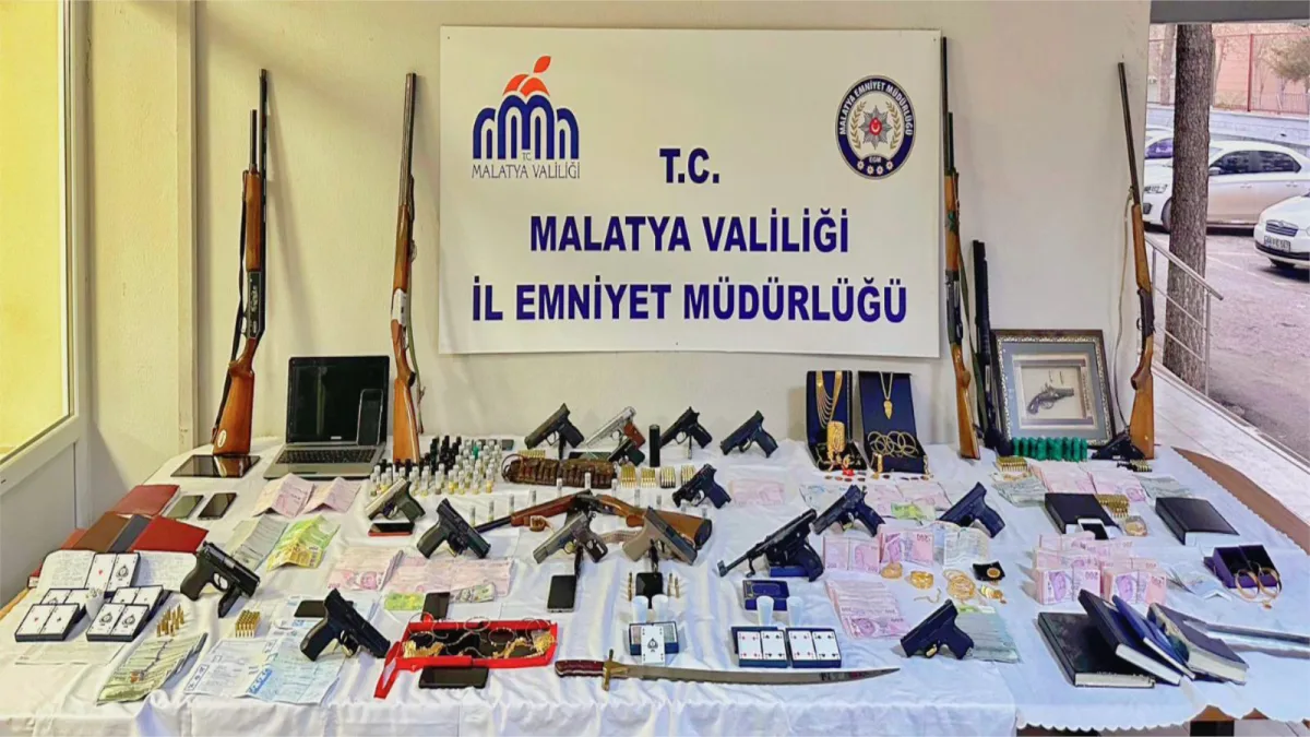 Malatya’da Suç Çetelerine Darbe: Eş Zamanlı Operasyonda Çok Sayıda Gözaltı