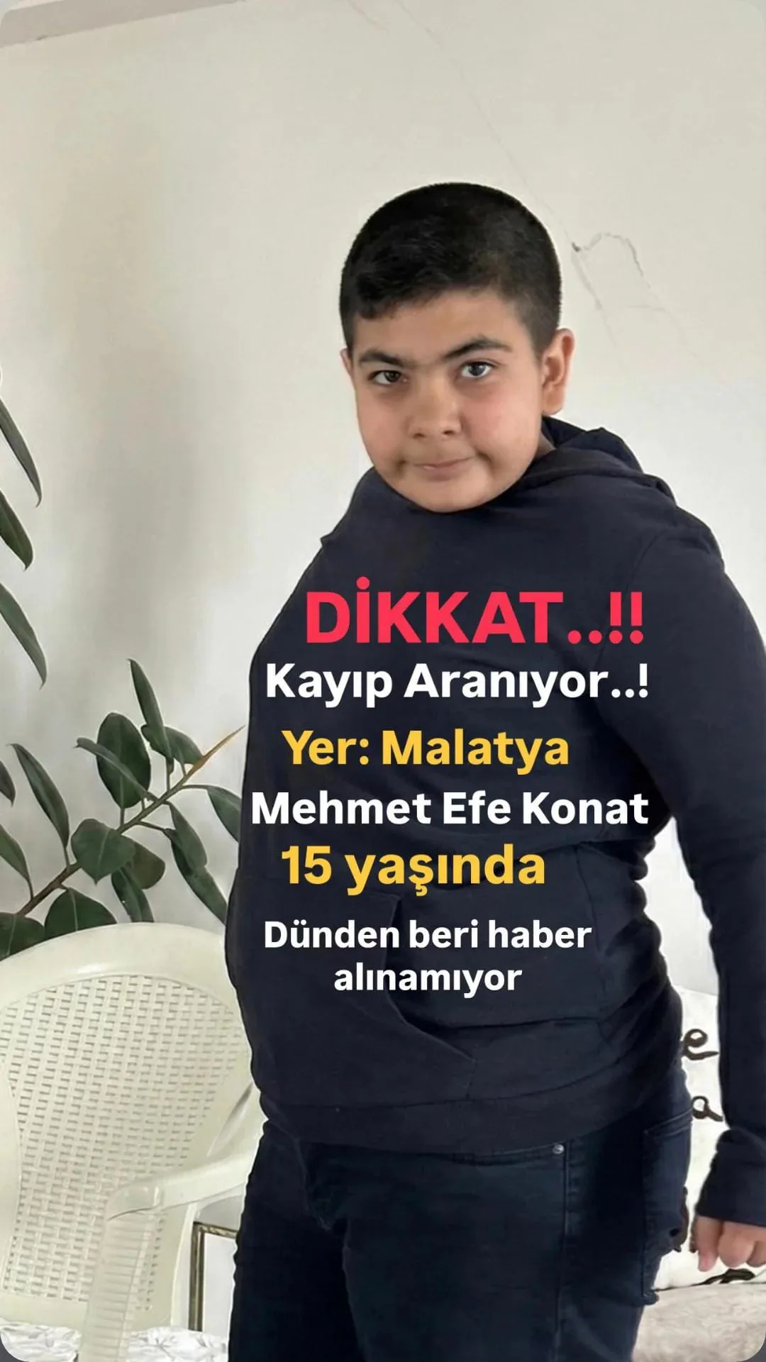 Battalgazi’de Sevindiren Haber: Kayıp Çocuk Bulundu