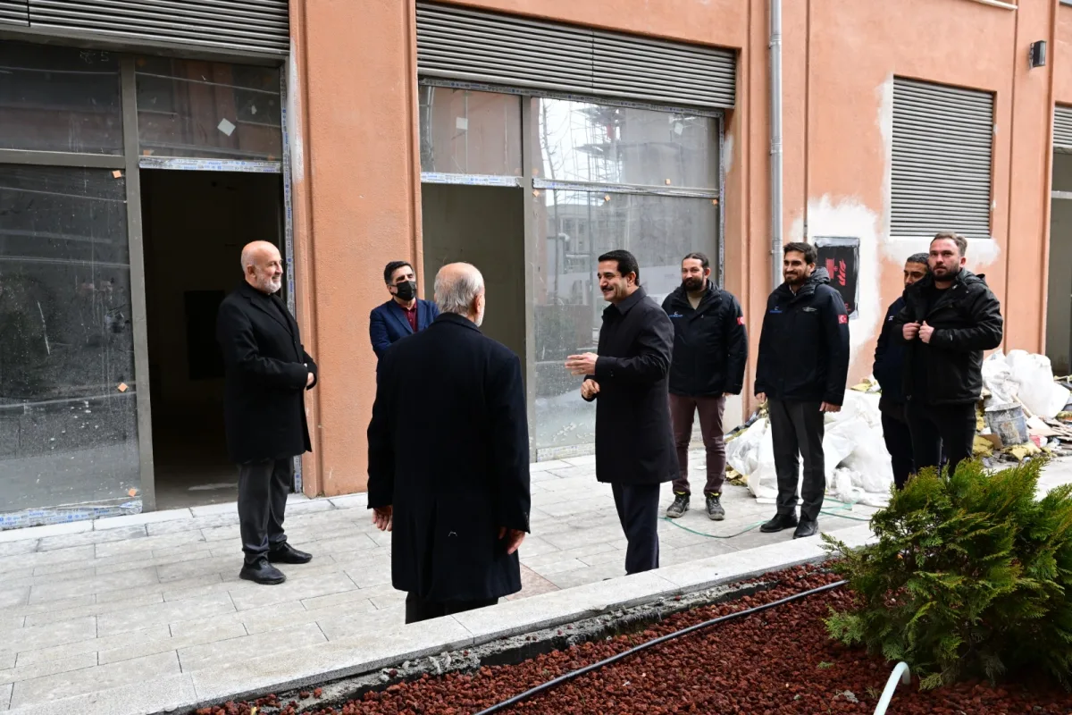 AKPINAR ÇARŞI MERKEZİ TESLİME HAZIR: BAŞKAN TAŞKIN SAHADA İNCELEDİ