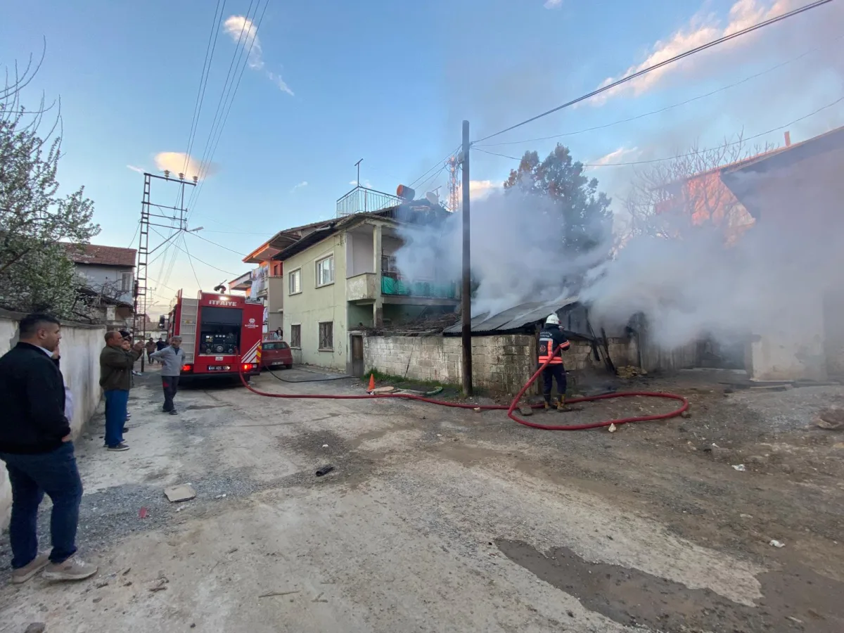 ODUNLUK YANGINI KORKUTTU: İTFAİYE EKİPLERİNDEN HIZLI MÜDAHALE
